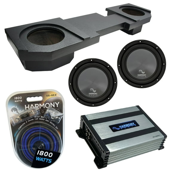 2002 - 2018 Dodge Ram Quad or Crew Harmony R104 Dual 10" Rhino Sub Box HA-A400.1