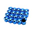 thumbnail image 1 of Lug  Protector Dust 20PCS Car Wheel Hub Nut Protective Cover Dustproof Decoration Snap In ABS PlasticBlue 19mm/0.75in, 1 of 1