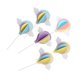 thumbnail image 1 of Cupcake Picks 6Pcs Assorted Color Festive Versatility Hot Air Balloon Cake Decoration, 1 of 4