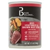 Pure Balance Beef, Vegetable & Brown Rice Flavor Stew Wet Dog Food for Adult, Grain-Free, 12.5 oz. Can
