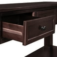 thumbnail image 6 of 55'' Inch Modern Narrow Console Sofa Table with 3 Drawers and 1 Shelf for Living Room, Entryway/Hallway, 6 of 7