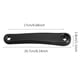 thumbnail image 2 of Naiovety Manivela izquierda para bicicleta de 170mm, reemplazo de alto rendimiento de aleación de aluminio con brazo de bielas con orificio de rombo para Ciclismo Negro Naiovety OD010794-01, 2 of 5