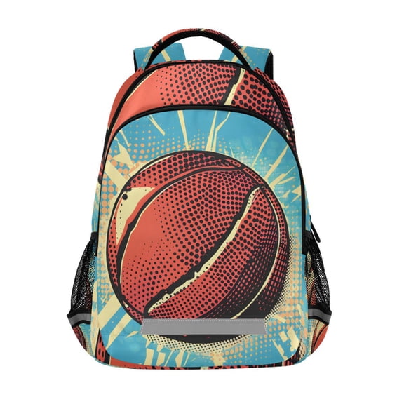 ALAZA A Basketball Backpack Elementary School Bag Bookbag Travel Rucksack