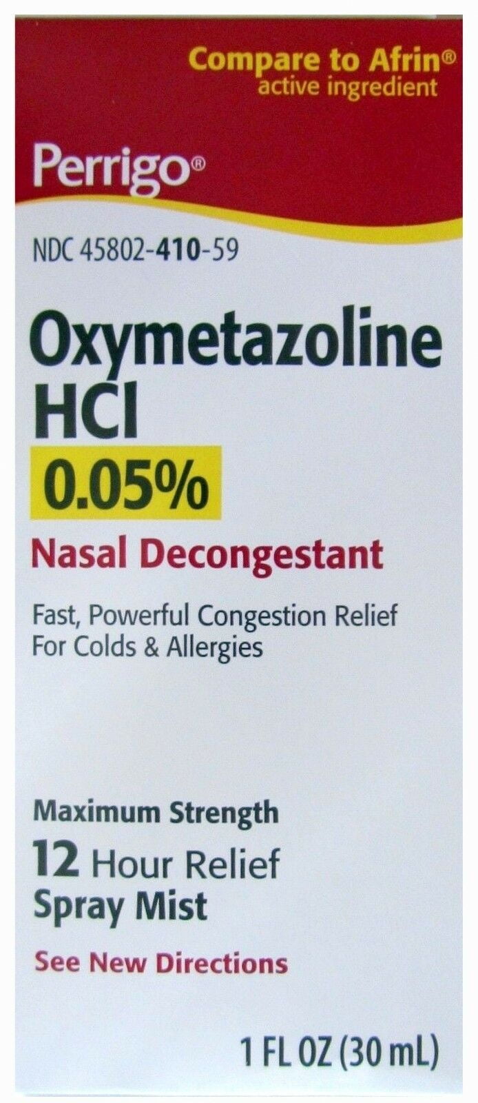 Nasal Decongestant by Perrigo. Compare to Afrin