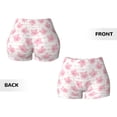 thumbnail image 5 of Fotbe Cartoon Pig Seamless Shorts, Womens Workout Shorts High Waist Stretch Booty Short for Gym/Yoga/Running/Biking-X-Large, 5 of 9