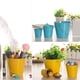 thumbnail image 3 of 12 minicubos de metal colgantes para decoración de jardín, macetas, jardineras y cestas., 3 of 5