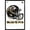 Black Framed Version, variant on NFL Baltimore Ravens - Drip Helmet 20 Wall Poster, 22.375" x 34", Framed