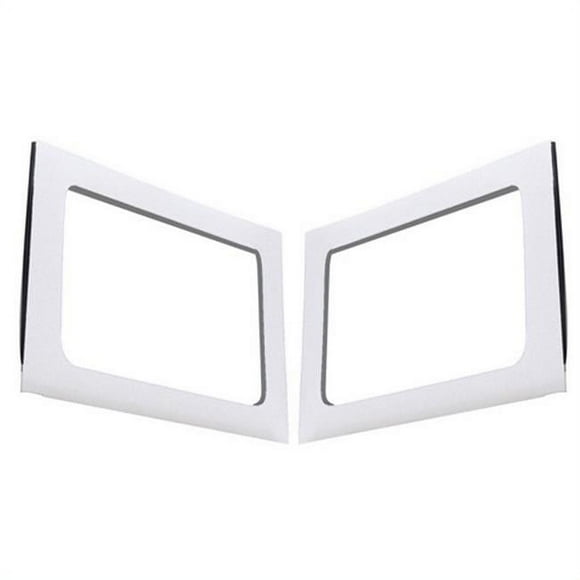 DEI 050151 2011-2015 Jeep Wrangler Son Amortissant 4 Portes Lunette Arrière- Blanc