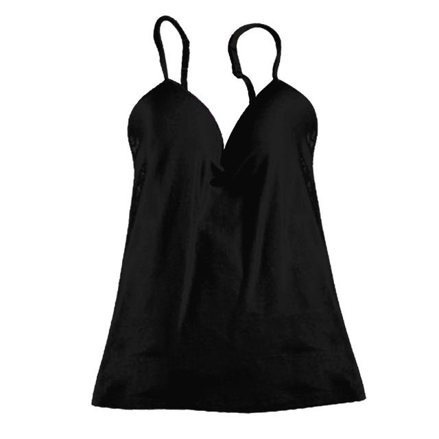 Ropa de Dormir Sunnimix Sujetador Incorporado Negro