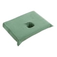 thumbnail image 1 of suave Spa Media cubierta de de Cosmético Cama Cara Agujero Verde Zulema Cubierta de sábana de salón, 1 of 7