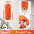 thumbnail image 6 of TidyBliss Microfiber Duster for Cleaning, Washable & Reusable Handheld Dust Cleaner Tool (Orange), 6 of 8