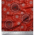 thumbnail image 1 of Soimoi Poly Georgette Fabric Mandala Ethnic Fabric Prints by Yard 52 Inch Wide, 1 of 3