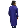 thumbnail image 5 of Atasi Men's Pathani Style Purple Men's Long Kurta Punjabi Ethnic Shirt-X-Large, 5 of 8