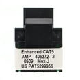 thumbnail image 3 of AMP NETCONNECT - Keystone jack - CAT 5 - UTP - RJ-45 - black, 3 of 3