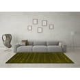 thumbnail image 3 of Ahgly Company Indoor Square Abstract Yellow Contemporary Area Rugs, 5' Square, 3 of 4