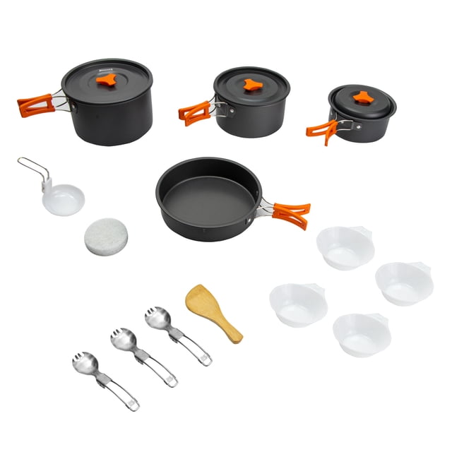 Kit de Utensilios de Cocina para Camping (3-4 personas)