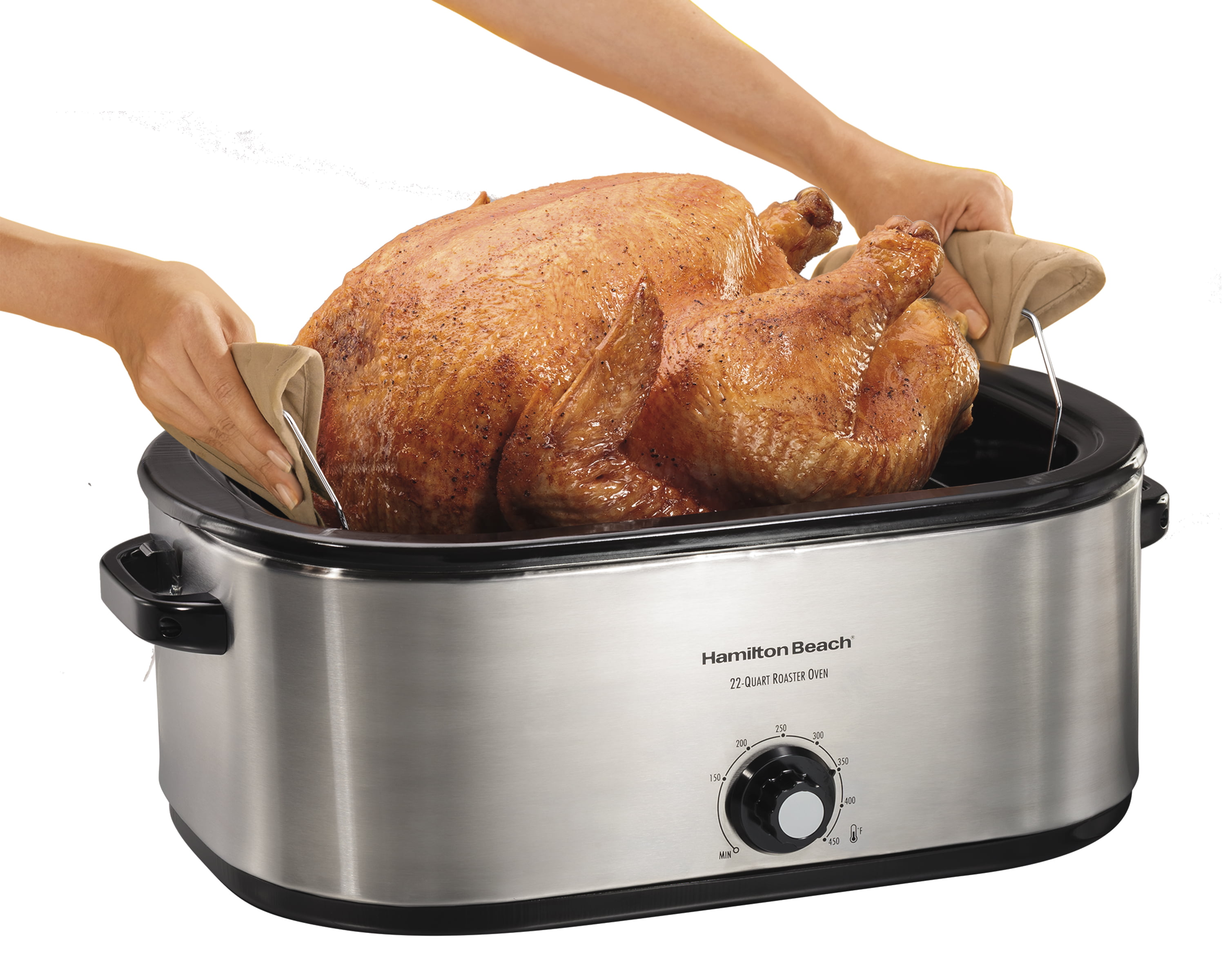 How to cook a butterball turkey in a roaster oven Hamilton Beach 22 Quart Roaster Oven Fits 28 Lb Turkey Walmart Com Walmart Com