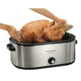 thumbnail image 5 of Hamilton Beach 28 lb Turkey Roaster 22 Quart Oven | Model# 32229R, 5 of 6