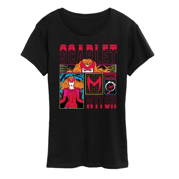 Marvel - Blacklight Scarlet Witch - Women's Short Sleeve Graphic T-Shirt