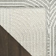 thumbnail image 5 of Nourison Textured Home 5'3" x 7' Grey Ivory Modern Indoor Rug, 5 of 8