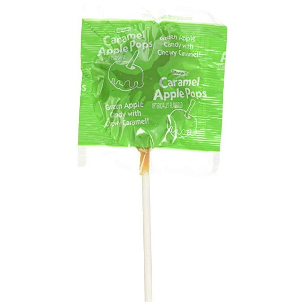 Tootsie Caramel Apple Pops Green Apple, Caramel Lollipop