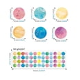 thumbnail image 2 of Juego de pegatinas de pared Yuarrent PVC calcomanía extraíble DIY papel tapiz autoadhesivo decorativo, 2 of 6