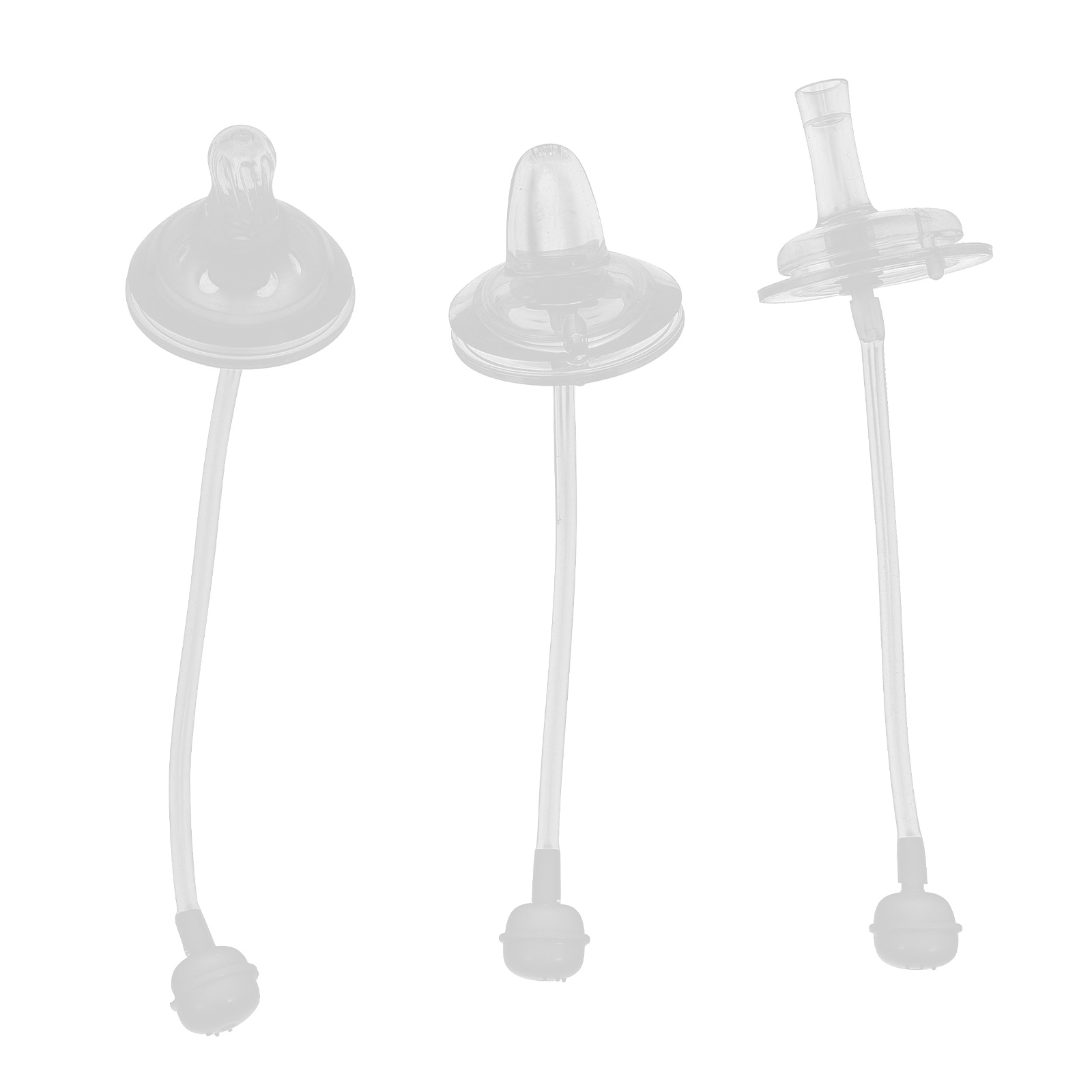 Rosarivae 3pcs Safe Widecaliber Baby Pacifiers Baby Learn Drinking