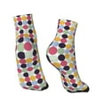 thumbnail image 4 of Bingfone Polka Dot Design Patterned Men'S Women'S Casual Cotton Socks, 4 of 9