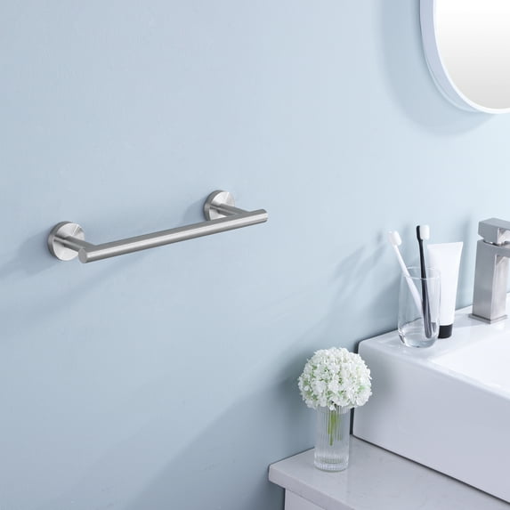 KES Towel Bar Brushed Finish Towel Holder for Bathroom 12 inch Wall Mount