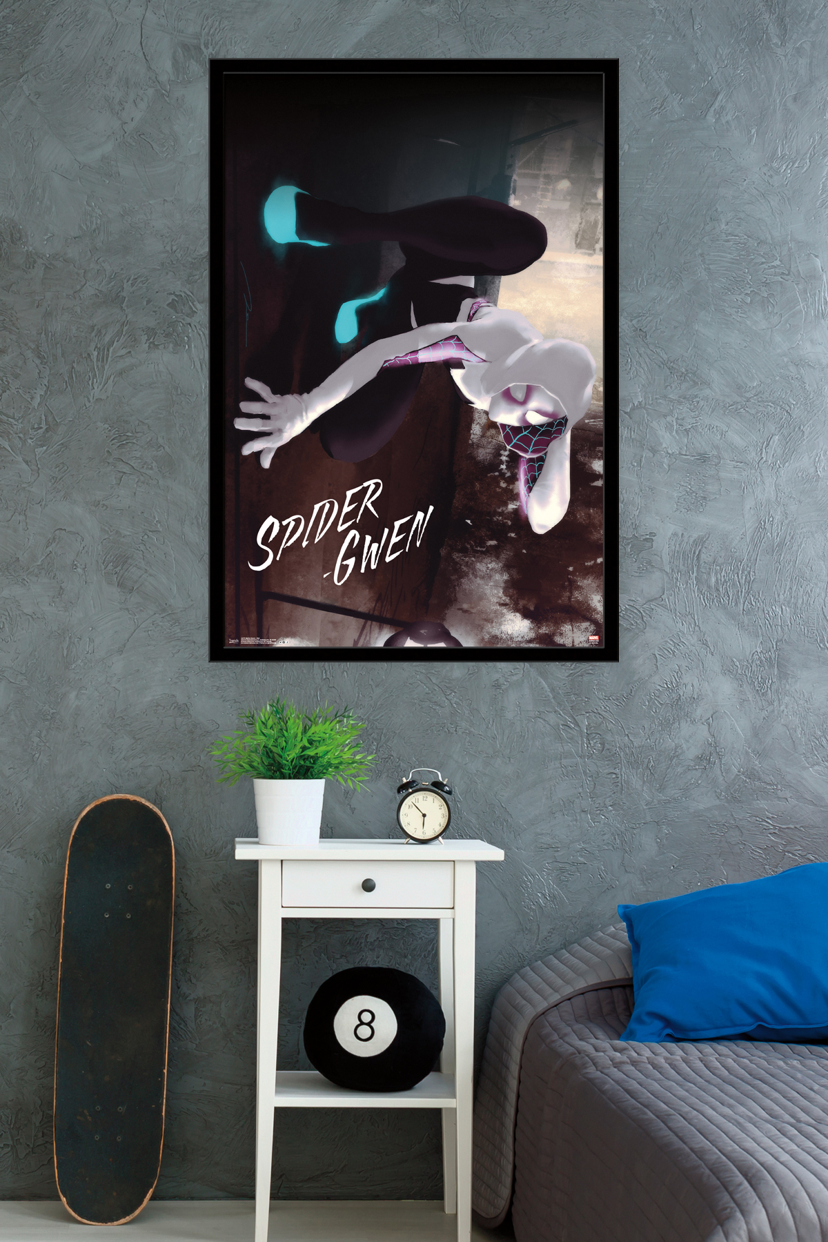 Marvel Comics - Spider-Gwen - Wall Wall Poster, 22.375" x 34", Framed