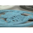 thumbnail image 4 of Nautical Elegance - Set of 3 Cast Iron Table Trivets - Mermaid, Anchor, Compass Rose - Decorative Kitchen DÃ©cor and Wall Hangings - 7.75 Inches in Diameter, 4 of 4