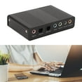 thumbnail image 3 of External Sound Card,USB Sound Card For Laptop With SPDIF Digital Audio,Stereo Sound Card,6 Channel 48kHz Sampling Rate,Plug And Play,Sound Card For PC Laptop Computer, 3 of 8