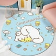thumbnail image 1 of Sanrio-alfombra redonda con dibujos animados de Cinnamoroll, felpudo antideslizante para dormitorio, decoración del hogar, sala de estar, nueva, 1 of 4