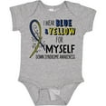 thumbnail image 3 of Inktastic I Wear Blue and Yellow for Myself- Down Syndrome awareness Boys or Girls Baby Bodysuit, 3 of 5