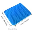 thumbnail image 4 of Cojín de gel transpirable con diseño de panal con funda antideslizante, cojín para asiento de coche, 4 of 8