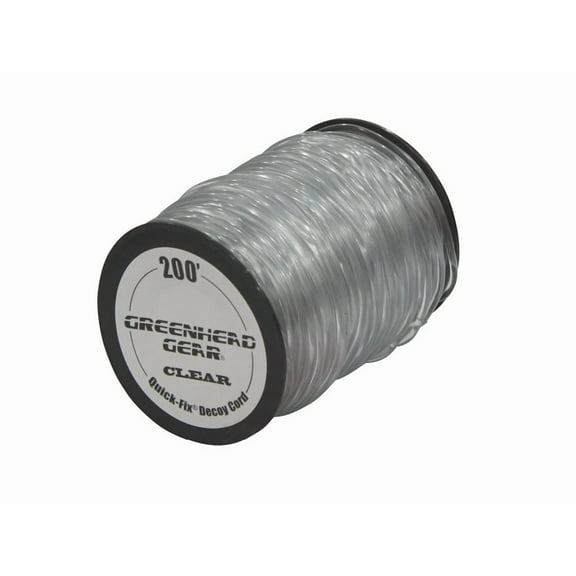 GHG Quick-Fix Decoy Cord 200' PVC Clear