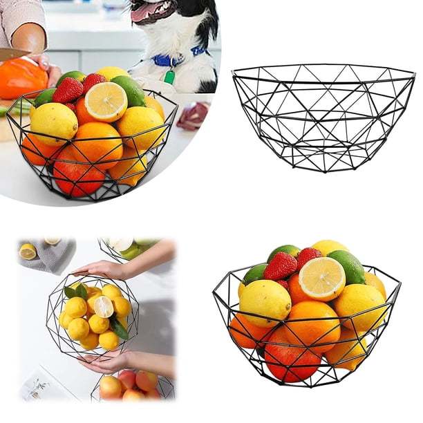 Fiudx Platos Navideños, Frutero Festivo de Hierro, Espaciosos Recipientes para Aperitivos, Decoración Moderna para El Hogar, Ideal para La Sala de Estar, Solución de Almacenamiento Duradera, Regalo p