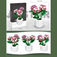 thumbnail image 3 of Bouquet Building Kit, 361 Hydrangea Blocks with Vase, Artificial Flower Building Kit, 3 of 5