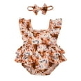 thumbnail image 3 of Pelele para niñas, ropa de bebé, ropa de princesa, mono infantil para uso diario 1 a 3 meses, 3 of 9