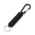 thumbnail image 1 of 【Tamaño del material】Este cordón corto para llaves para hombre está hecho de nailon trenzado militar con gancho y bucle de metal., 1 of 5