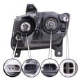 thumbnail image 4 of Brock Headlight for 2011-2013 Compass Standard Type w/ Chrome Bezel Right 68088868AD, 4 of 9