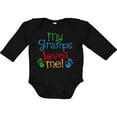 thumbnail image 3 of Inktastic My Gramps Loves Me Boys or Girls Long Sleeve Baby Bodysuit, 3 of 5