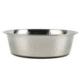 thumbnail image 1 of Lojalitet Cuencos Decorativos Martillados - Platos Premium para Perros y Gatos de Estilo Lujoso (Acero Inoxidable), 1 of 5