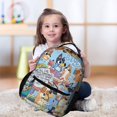 Bluey School Bags Backpacks Travel Bags for Boys and Girls Lightweight Student Backpacks with