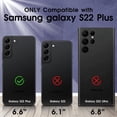 thumbnail image 2 of S22 Plus Case, Samsung Galaxy S22 Plus Case with HD Screen Protector, [Military Grade] Shockproof Protection Case with 360° Magnetic Ring Holder Kickstand Case for Galaxy S22 Plus, Blue, 2 of 16