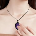thumbnail image 4 of Opvise Bat Pendant Necklace Women Gothic Choker Oval Pendant with Bat Pattern Vintage Witch Jewelry Gift for Halloween Birthday Anniversary, 4 of 7