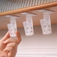 thumbnail image 6 of 1 Pcs Self Adhesive Clips,Plastic Rotatable Tapestry Sticky Springless Hanger, Towel Holder,Wall Clip,3.46 Inch Rotatable Transparent Mini Plastic Clips for Home Poster Photo Decorations,Clear, 6 of 7