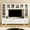 White, variant on Euroco 102" W Wall Unit Modern Entertainment Center with Glass Doors for TVs up to 75", Large Minimalist TV Stand Media Console with Drawers for Living Room