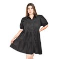 thumbnail image 4 of Vestido de popelina Roman Fashion 003 Negro Talla Extra 42, 4 of 5