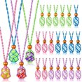 thumbnail image 1 of HAHDAXIA 24 Pcs Support de Collier en Cristal Support de Pierre Vide Support de Collier en Cristal Ajustable Cordon de Collier pour Cristaux Pendentif Support de Pierre Cage de Collier Pendentif pour Quartz, 1 of 7